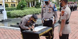 Kapolres Rohil Sertijabkan Kapolsek Bagan Sinembah