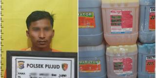 Pemuda Warga Dusun Teladan Jaya Rohil Nekad Curi Racun Rumput di Toko Tani
