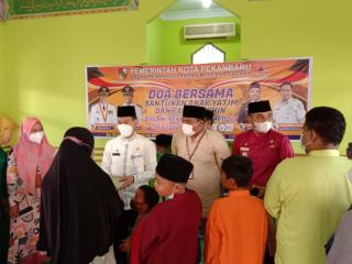 BPBD Pekanbaru Santuni Fakir Miskin dan Anak Yatim