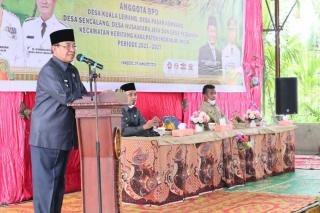 Bupati Inhil Resmikan 45 Anggota Badan Permusyawaratan Desa