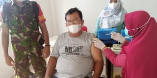 Kodim 0321/Rohil Gelar Vaksinasi di Kecamatan Bagan Sinembah