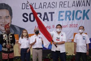 Pilpres 2024: Relawan Erick Thohir Deklarasi Dukungan di 10 Provinsi