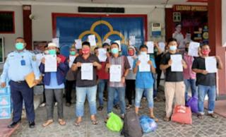 21 Orang Warga Binaan Lapas Kelas IIB Pasir Pengaraian Rohul Terima Asimilasi