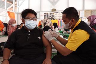 Vaksinasi Anak di Pekanbaru Usia 6-11 Tahun Ditargetkan Rampung Sebelum Bulan Puasa