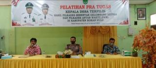Kasat Binmas Polres Rohul Tekankan Kades Hati-hati Gunakan Dana Desa