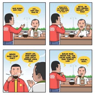 Bangga Produk Daerah, Syamsuar Promosikan Kopi Liberika Meranti Melalui Media Sosial