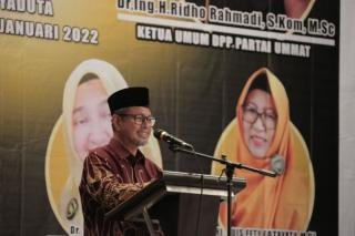 Pelantikan DPW Partai Ummat, Pemprov Riau Ajak Bersinergi Dalam Pembangunan Daerah