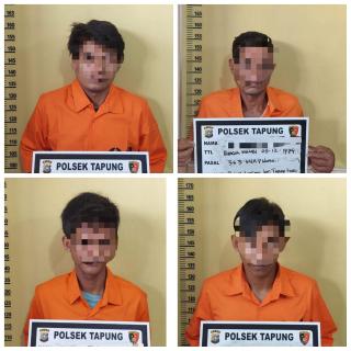 4 Orang Warga Kampar Ini Bawa Kabur Sapi Warga Pakai Pikap