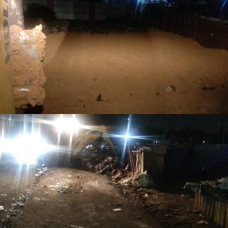 Tumpukan Sampah yang Sempat Menggunung di Pasar Pagi Arengka Sudah Steril