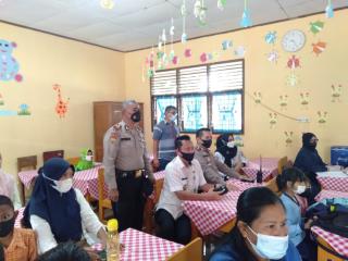 Tiga Pilar Bencah Lesung Tinjau Vaksinasi Anak di SD Negeri 122 Pekanbaru