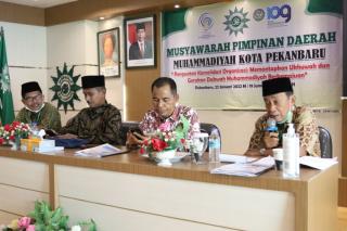 Musypimda, Sutarmo Terpilih Jadi Ketua PD Muhammadiyah Pekanbaru