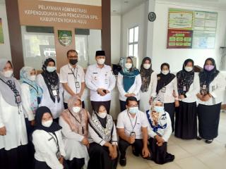 Wabup Rohul Sidak Kantor Disdukcapil, Ternyata Operatornya 95 Persen Honorer