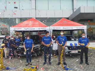 Bahagia! 11 Konsumen Honda di Riau Terima Unit All New Honda BR-V dari KJU Group