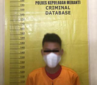 Garap Laptop, Pemuda Asal Rangsang Meranti Dibekuk di Kos-kosan