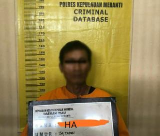 Polres Meranti Ringkus DPO Tindak Pidana Pencurian Disebuah Rumah