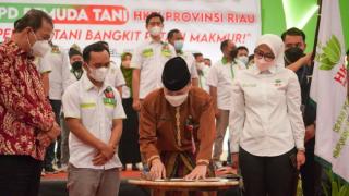 Pelantikan DPD Pemuda Tani HKTI Riau Momentum Mengajak Kaum Muda Menumbuhkembangkan Sektor Pertanian