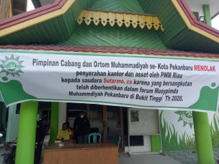 Forum PCM Tolak Hasil Musypimda Muhammadiyah Pekanbaru