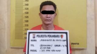 Pelaku Ranmor Digulung Polisi Samping Kantor Lurah Kota Baru Pekanbaru