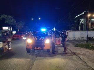 Polsek Tampan Pekanbaru Gelar Blue Light Patrol dan Premanisme