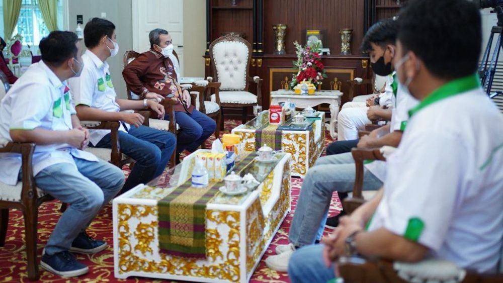 Audiensi dengan Gubri, Pemuda Tani HKTI Riau Sampaikan Empat Program Utama