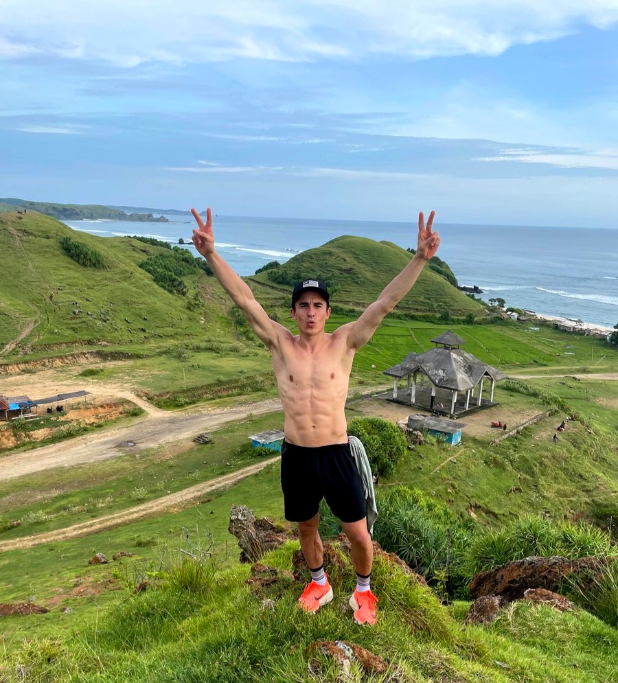 Marquez  Jatuh Cinta dengan Alam Mandalika