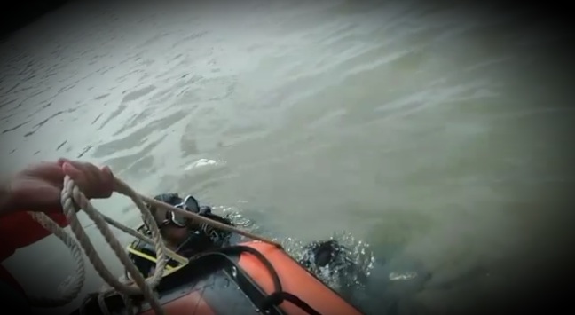Pasutri Penambang Pasir Tenggelam di Sungai Kampar