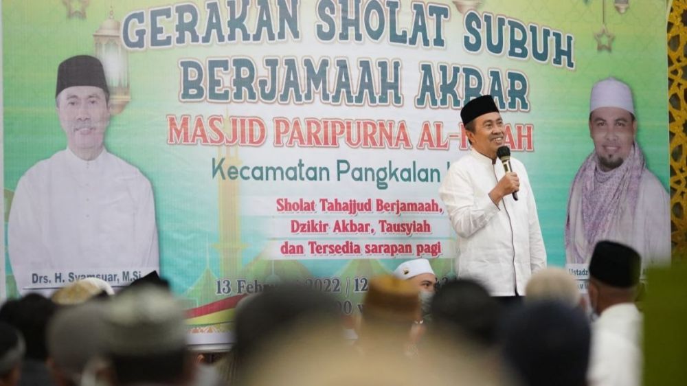 Gubri Ajak Masyarakat Riau Salat 5 Waktu Berjamaah