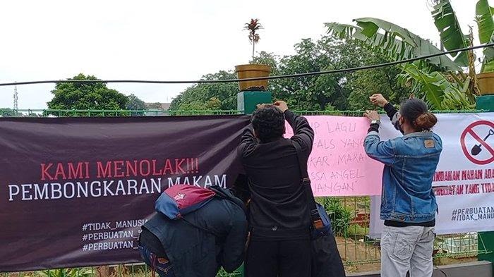 Sekelompok Orang Gelar Aksi Damai Tolak Rencana Pemindahan Makam Vanessa Angel, H Faisal Beri Tanggapan