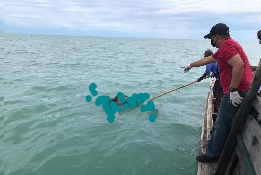 Warga Asal Banten Tewas Mengapung Gunakan Pelampung di Perairan Inhil Riau