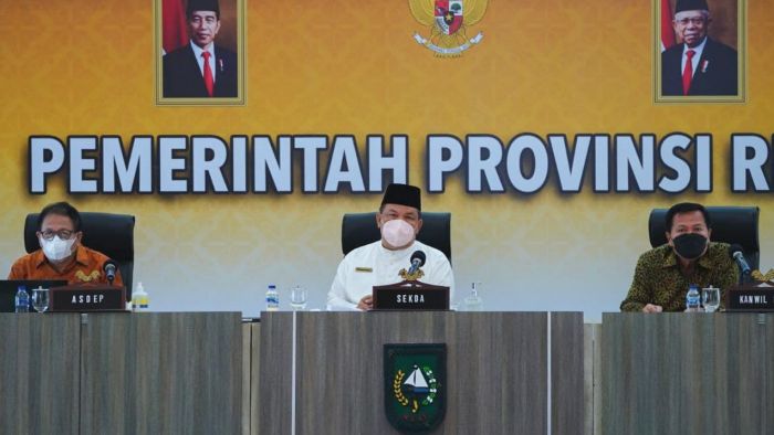 Pemprov Riau Gelar Rapat Penyelesaian Aset BMN Poros Jalan Pekanbaru-Dumai