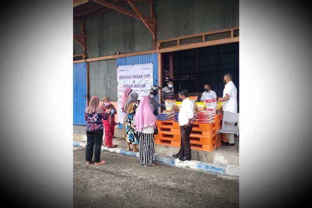 Antisipasi HET Migor Tinggi, Bulog Riau Gelar Operasi Pasar di 39 Lokasi