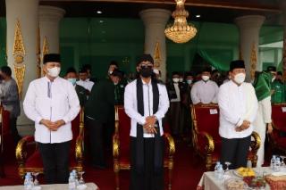 Harlah NU Ke 96 Tahun, Halaman Kantor Bupati Rohul Dibanjiri Ribuan Umat Islam