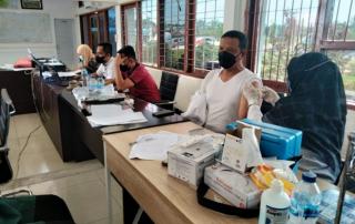 Antisipasi Covid-19, Bandara Japura Rengat Gelar Vaksinasi