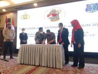 DPD Himperra Riau Dan BPD Abujapi Teken Kerjasama Pembangunan Rumah Subsidi