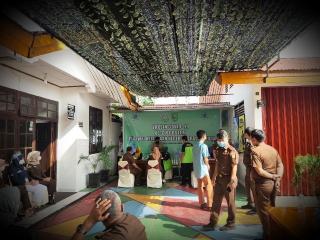 Puluhan Pegawai Kejari Inhu di Vaksinasi Booster