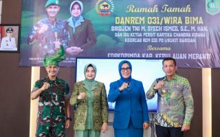 Silaturahmi ke Meranti, Danrem Diberikan Tanjak Anderi Guru Selebu