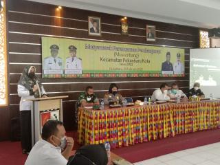 Camat Pekanbaru Kota Harapkan Usulan Prioritas Dapat Terealisasi