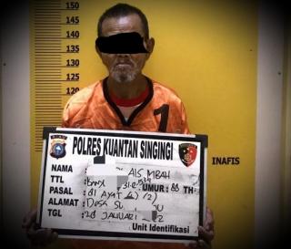Bejat! Kakek 88 Tahun di Kuansing Riau Cabuli Anak SD di Kebun Sawit
