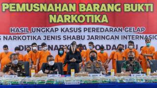 Musnahkan 82,94 Kg Sabu, Wagubri Apresiasi Polda Riau dan Ajak Seluruh Stakeholder Atasi Masalah Narkoba