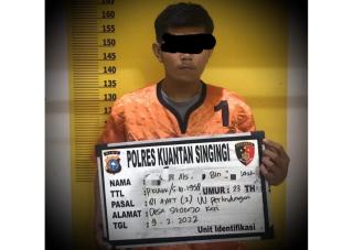 Pedagang Jus di Taman Jalur Kuansing Gagahi Anak SMA Hingga Hamil