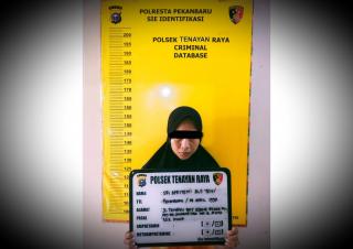 Polisi Gulung Mama Muda Spesialis Pencurian Hajatan Nikah di Pekanbaru