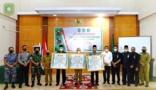 Launching Aplikasi E-Adil dan Sinovac, Bupati: Ini Bentuk Meranti Maju di Bidang Kependudukan
