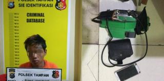 Pemuda Pekanbaru Ini Curi Barang Majikan dan Jual HP Penjaga Warnet di Facebook