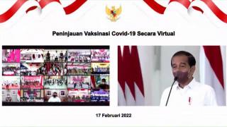 Presiden RI Pantau Secara Virtual Vaksinasi di 12 Provinsi