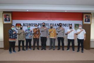 Sukseskan Pemilu 2024, Kapolda Sambangi KPU Riau