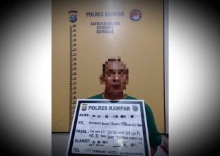 Polres Kampar Amankan 23 Paket Sabu-sabu Dari Tangan Warga Rumbai Pekanbaru