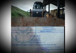 Baru Beroperasi 6 Bulan, Unit Alat Berat Dozer DLHK Pekanbaru Rusak Total