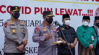 Bupati Kampar Terima Kunjungan Kapolri di SPN Tambang
