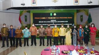 Pisah Sambut Danrem 031/WB yang Ditaja Pemprov Riau Penuh Keakraban