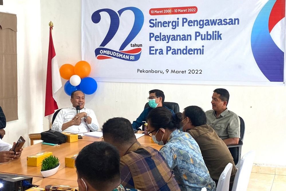 Ini Aduan Masyarakat yang Paling Banyak Diterima Ombudsman Riau